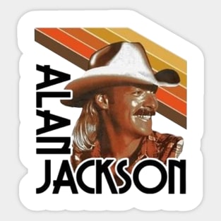 Alan Eugene Jackson Sticker